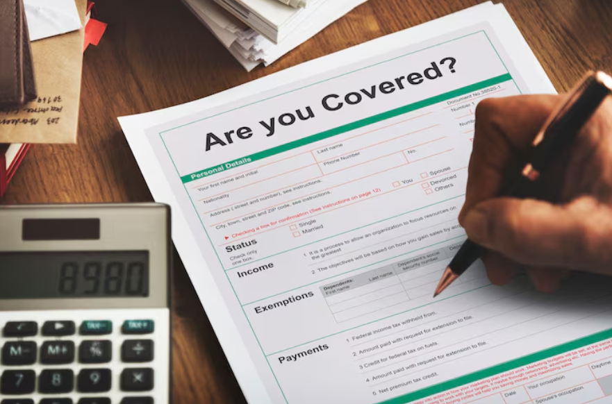 Policy document asking “Are you covered?” illustrating what insurance actually covers